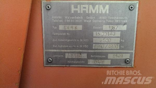 Hamm DV8K Rouleaux tandem