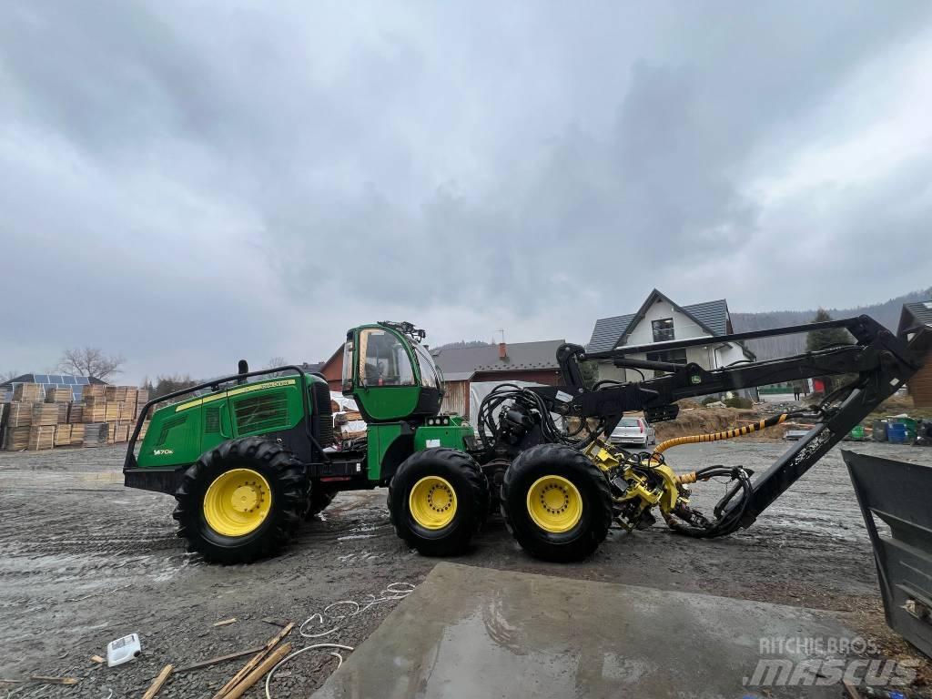 John Deere 1470 E Abatteuse