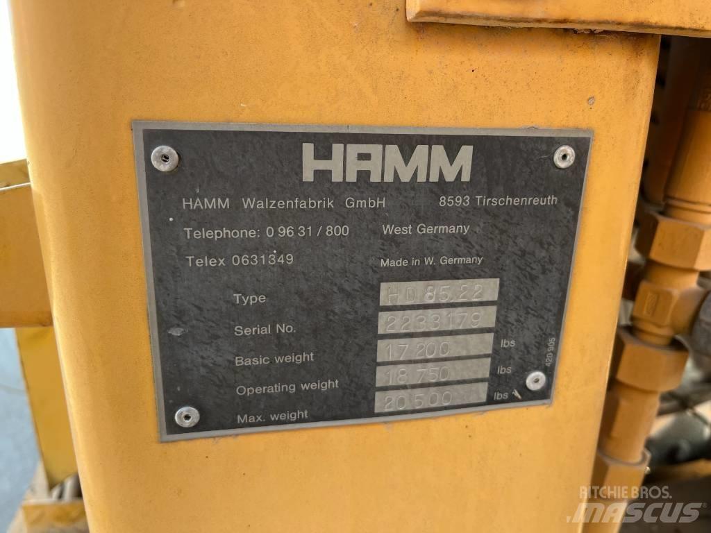 Hamm HD 85 Rouleaux tandem