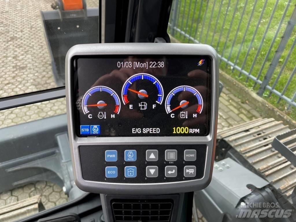 Doosan dx140w Pelle sur pneus