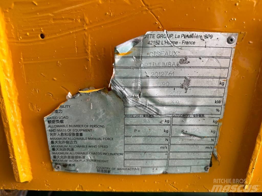 Haulotte OPTIMUM 8 Nacelle ciseaux