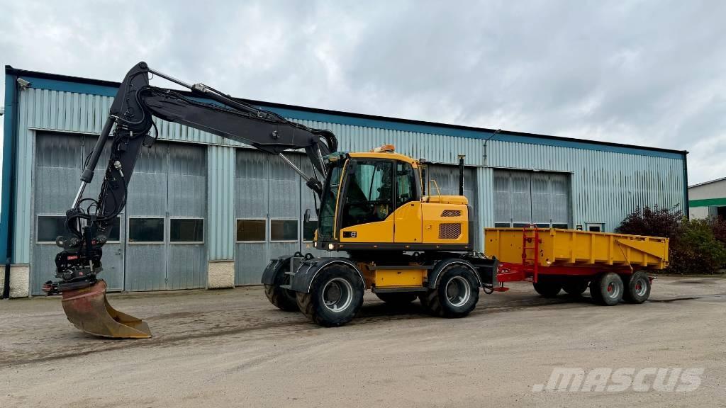 Volvo EW 140 D Pelle sur pneus