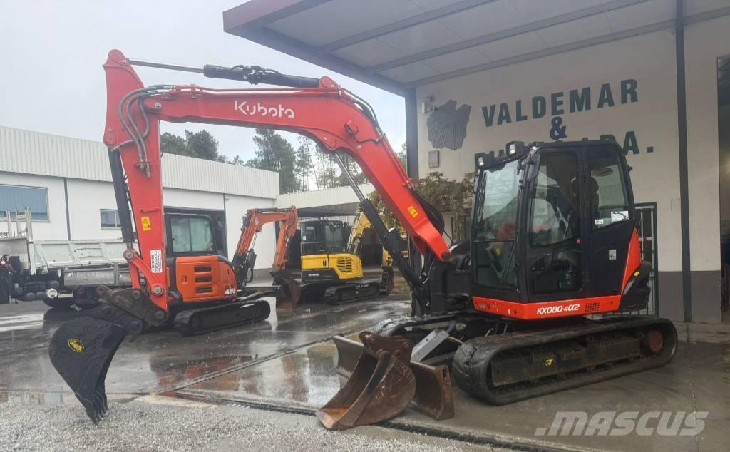 Kubota KX 080 Mini pelle 7t-12t