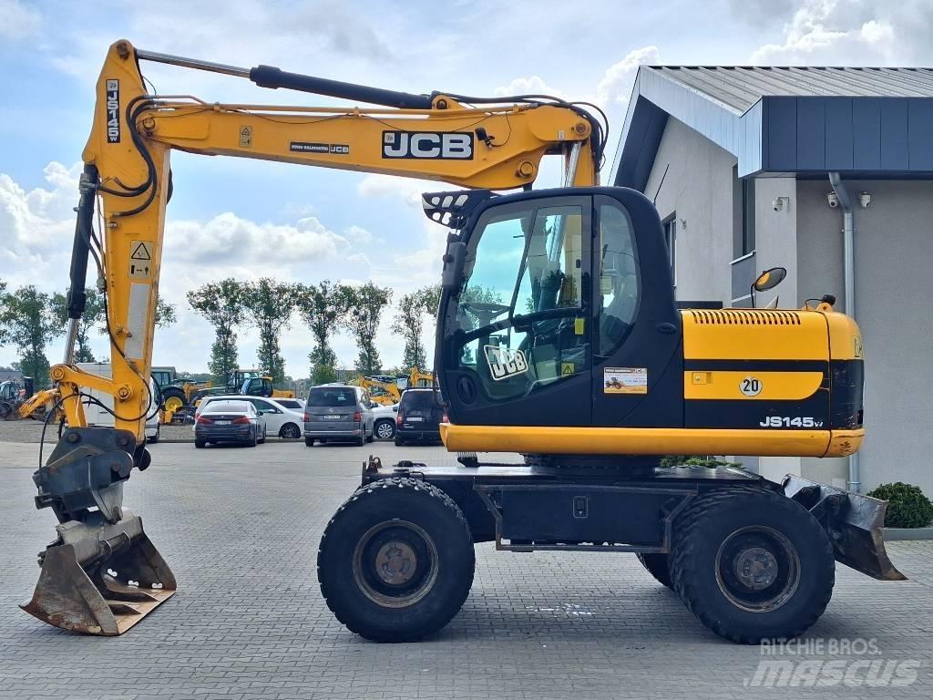 JCB JS 145 W Pelle sur pneus
