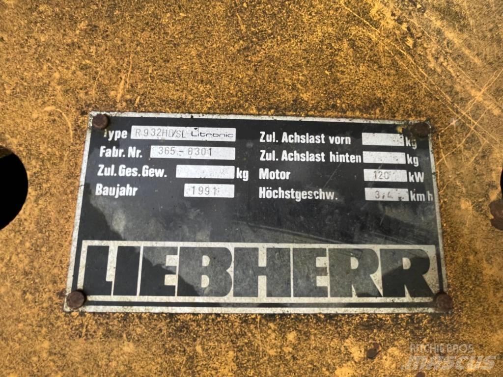 Liebherr 932 Pelle sur chenilles