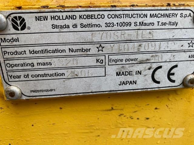 New Holland E 70 SR Mini pelle 7t-12t