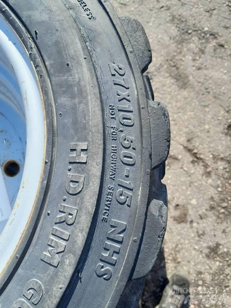 BKT 27x10,50-15 Hjul Pneus, roues et jantes