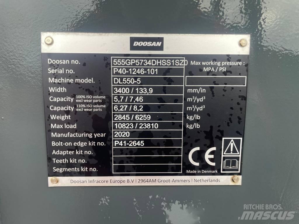 Doosan DL550 bucket Godet
