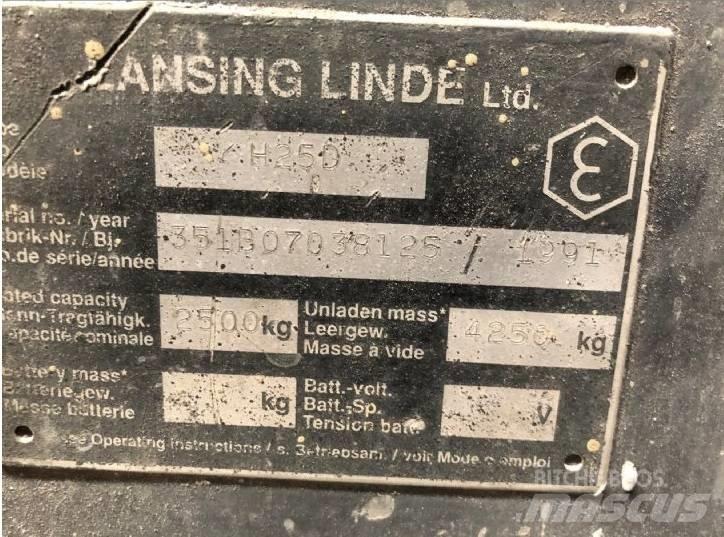 Linde H25D Chariots diesel