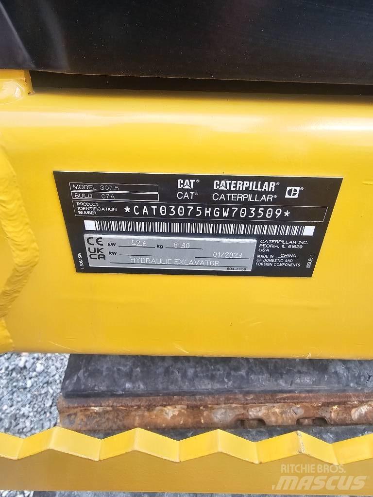 CAT 307.5 Mini pelle 7t-12t