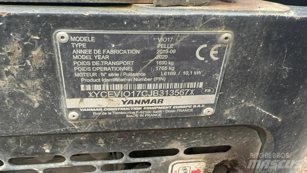 Yanmar Vio 17 Mini pelle < 7t