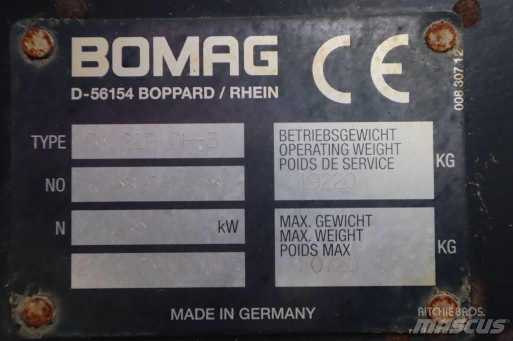 Bomag BW 219 DH-3 Rouleaux monocylindre