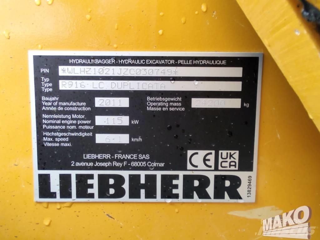 Liebherr R 916 Pelle sur chenilles