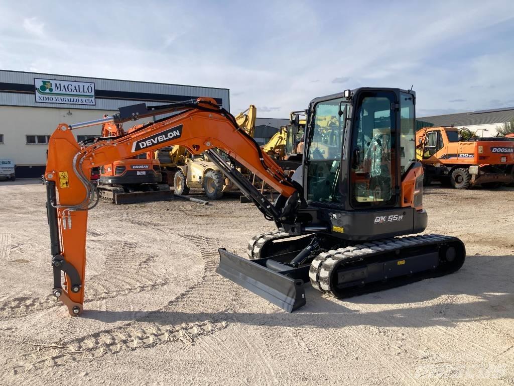 Develon DX 55 R-7 Mini pelle < 7t