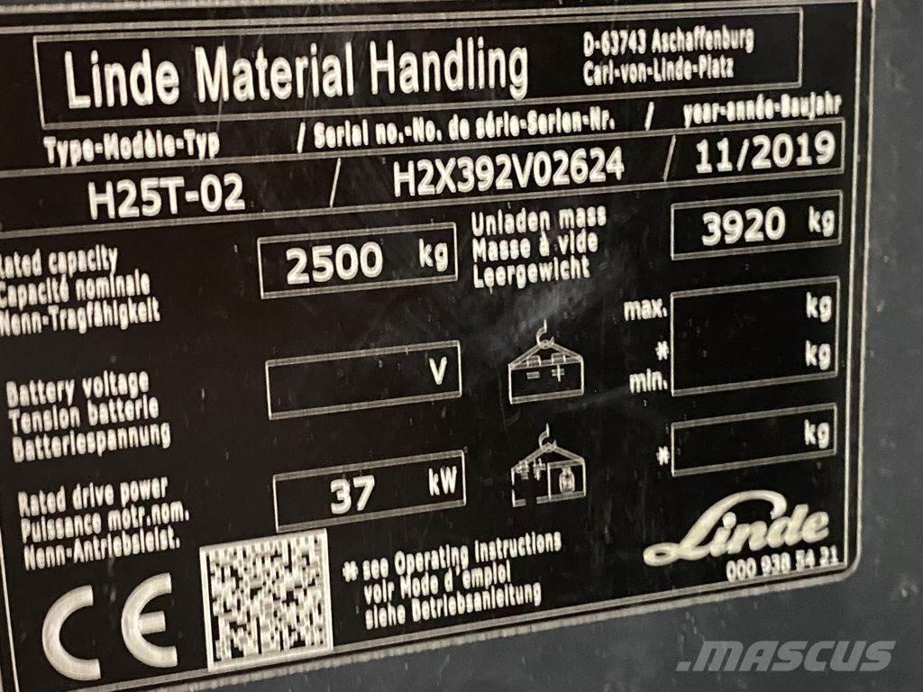 Linde H25T-02 Chariots GPL