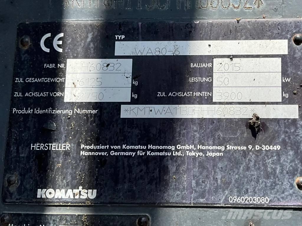 Komatsu WA 80-6 Chargeuse sur pneus