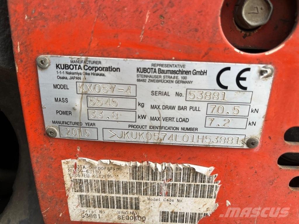 Kubota KX 057-4 Mini pelle < 7t