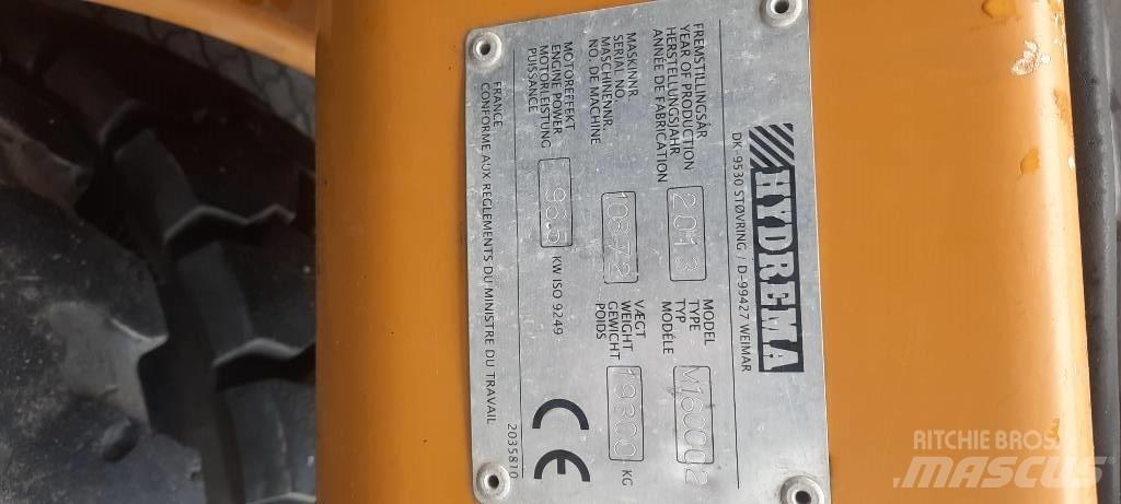 Hydrema M1600C2 Pelle sur pneus