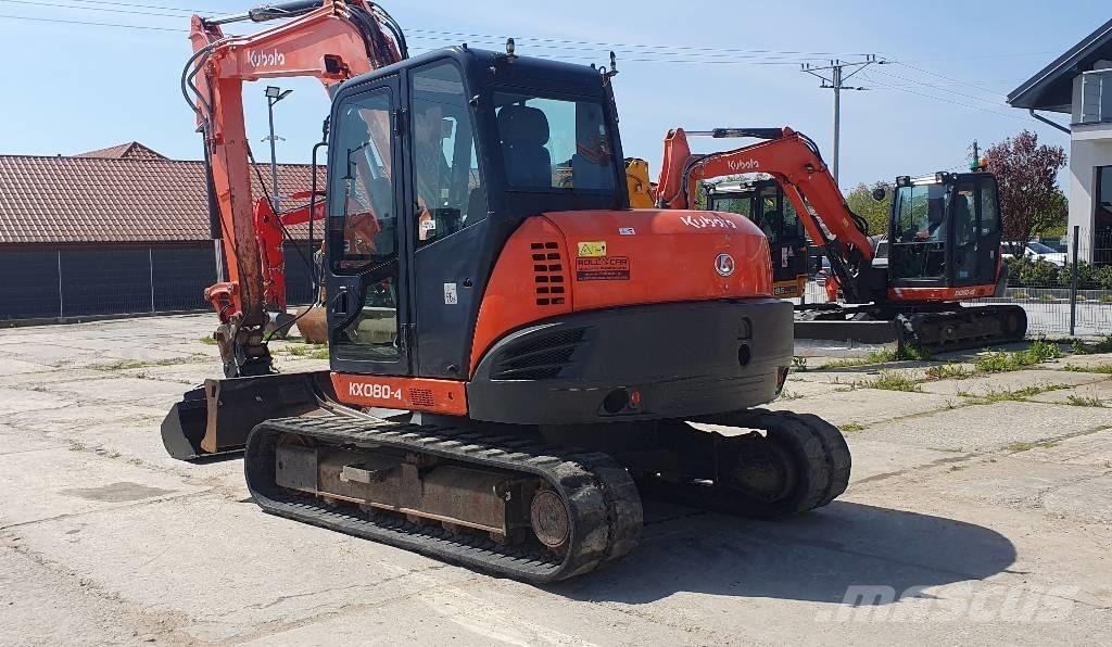 Kubota KX 080-4 Mini pelle 7t-12t