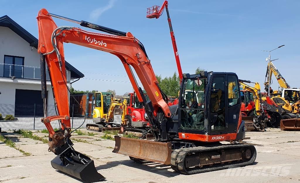 Kubota KX 080-4 Mini pelle 7t-12t