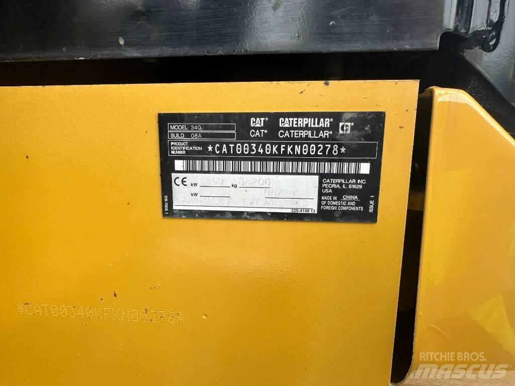 CAT 340 Pelle sur chenilles