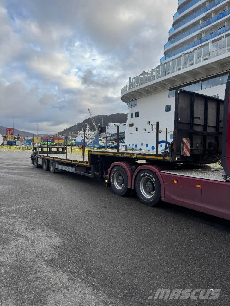 Broshuis jumbo Semi remorque plateau ridelle