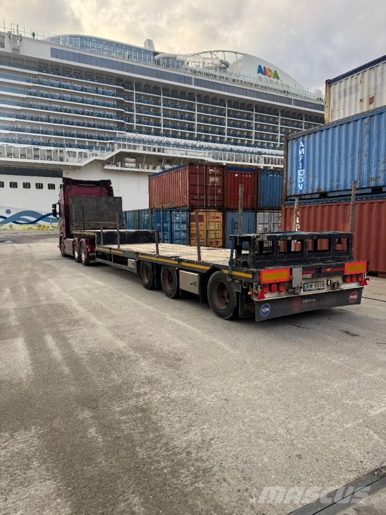 Broshuis jumbo Semi remorque plateau ridelle