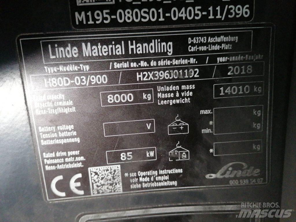 Linde H80D-03/900 Chariots diesel