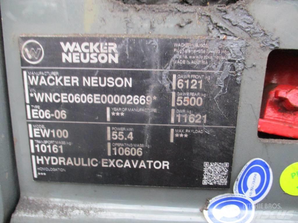 Wacker Neuson EW 100 Pelle sur pneus