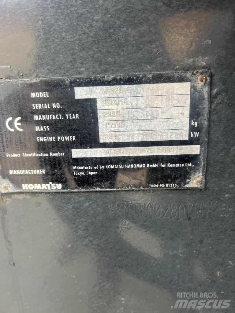 Komatsu WA 320-5 Chargeuse sur pneus
