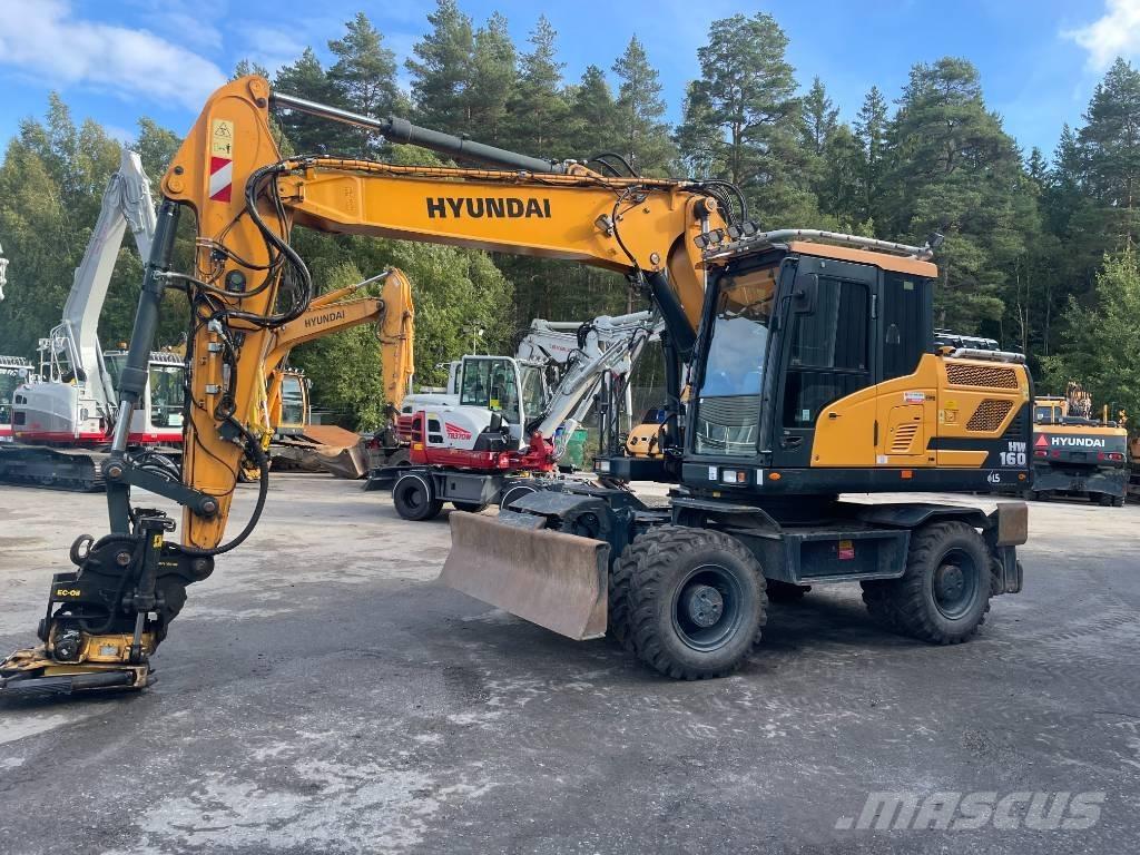 Hyundai HW 160 Pelle sur pneus