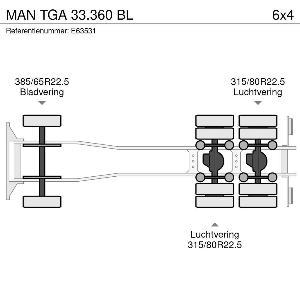 MAN TGA 33.360 BL Camion ampliroll