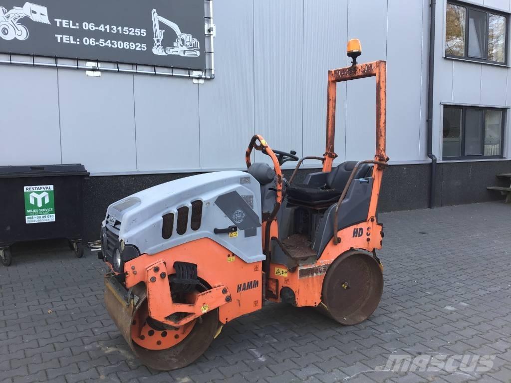 Hamm HD 8 VV Rouleaux tandem