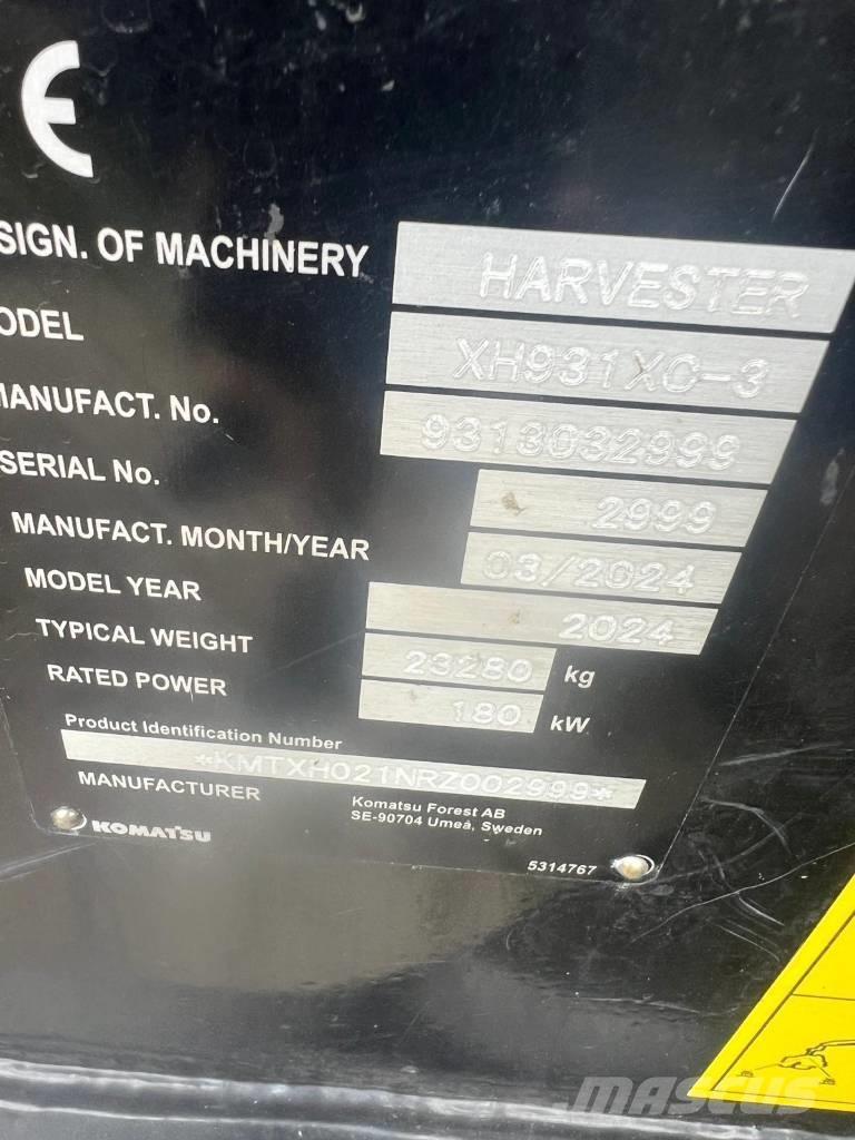 Komatsu 931 XC Abatteuse