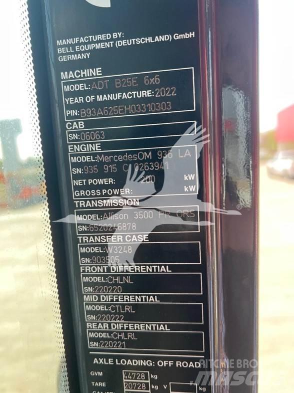 Bell B25E Tombereau articulé