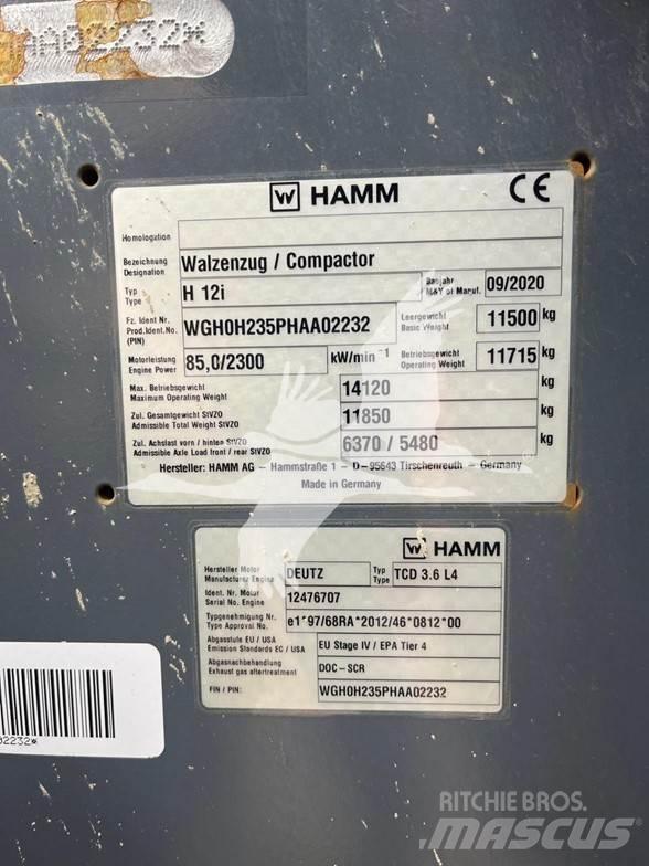 Hamm H12i Rouleaux monocylindre