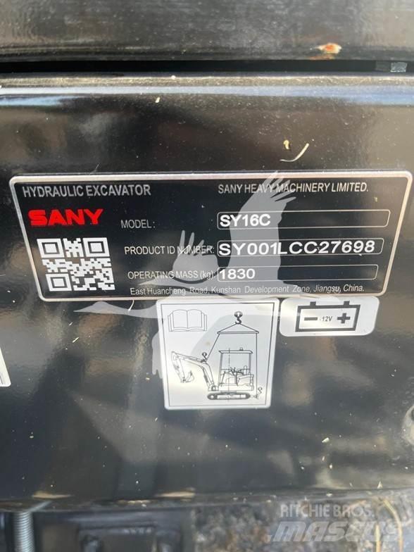 Sany SY16C Mini pelle < 7t