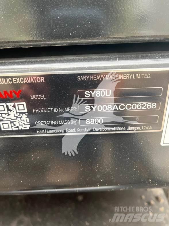 Sany SY80U Pelle sur chenilles