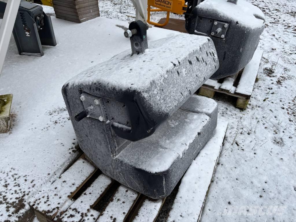  Lisäpaino 1000kg Masse avant