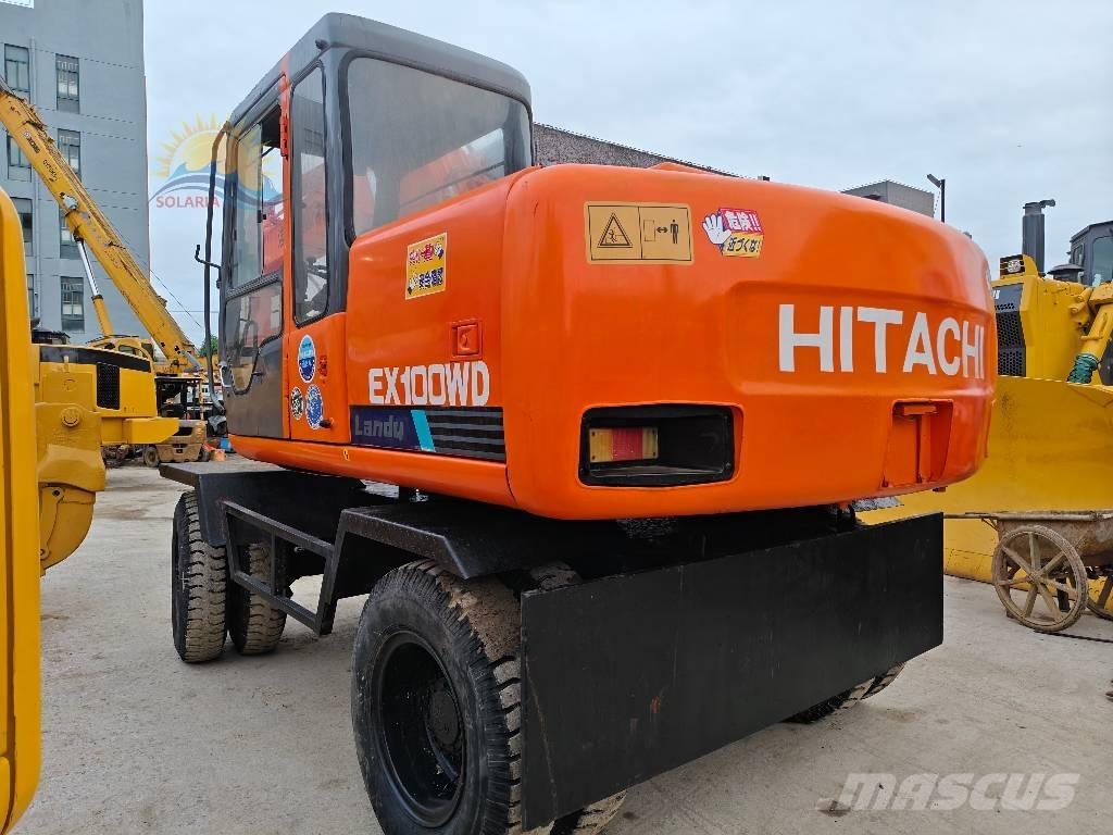 Hitachi EX 100 W D Pelle sur pneus