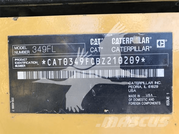 CAT 349FL Pelle sur chenilles