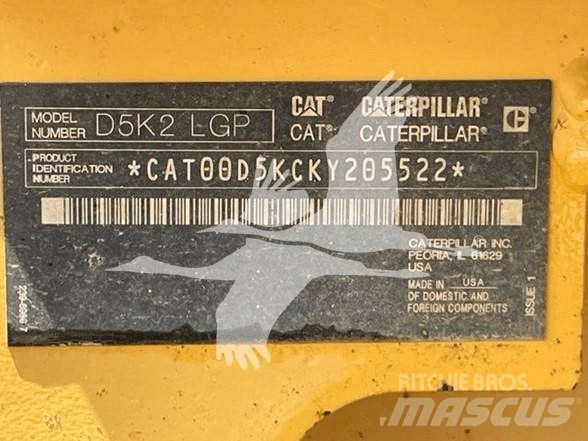 CAT D5K2 LGP Bouteurs sur chenilles