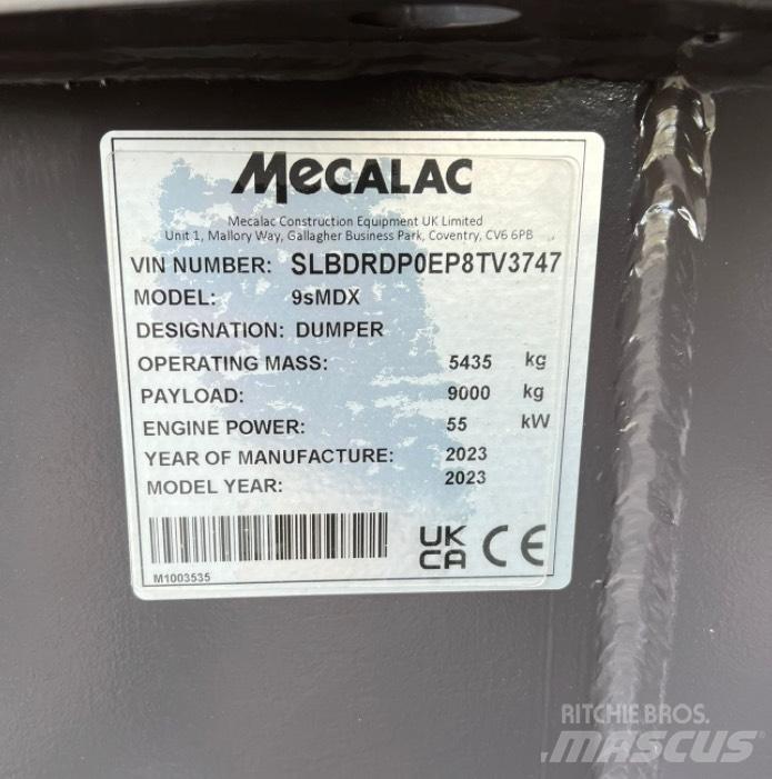 Mecalac 9smdx Tombereau articulé