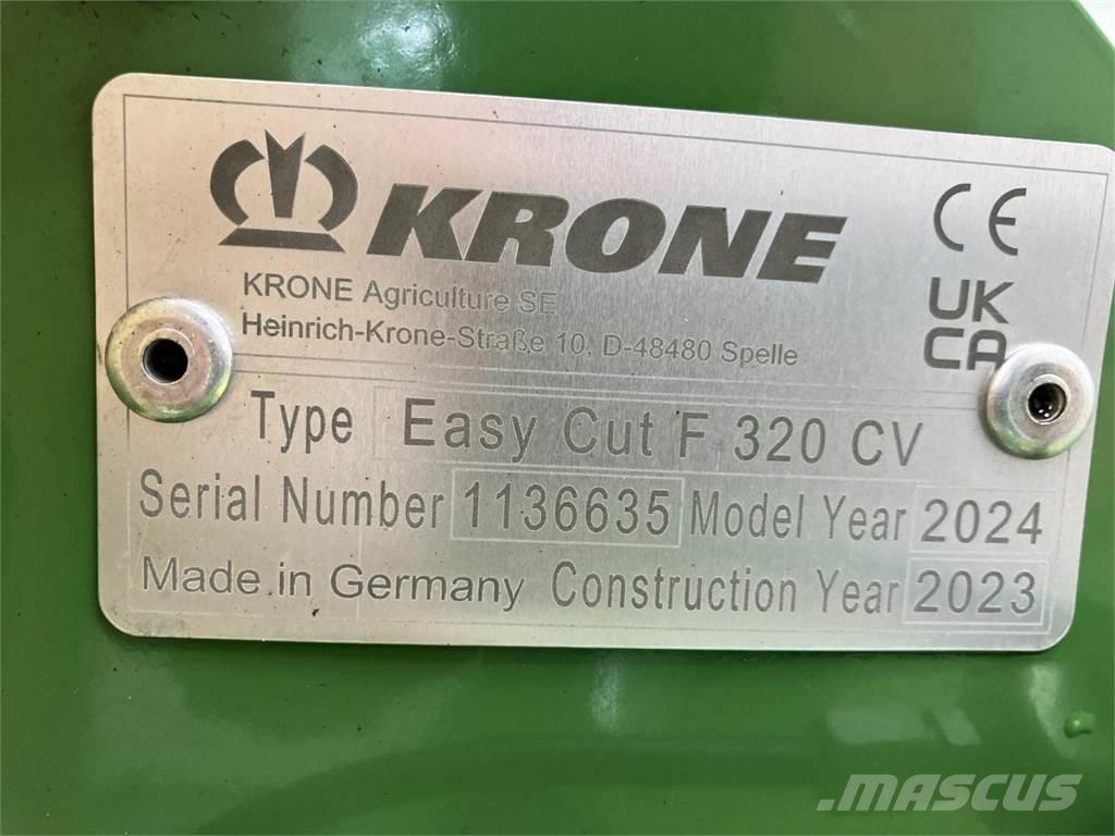 Krone EC F 320 CV Faucheuse