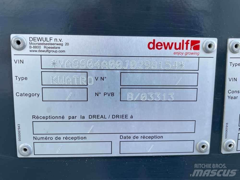 Dewulf KWATRO Agriculture - Autres