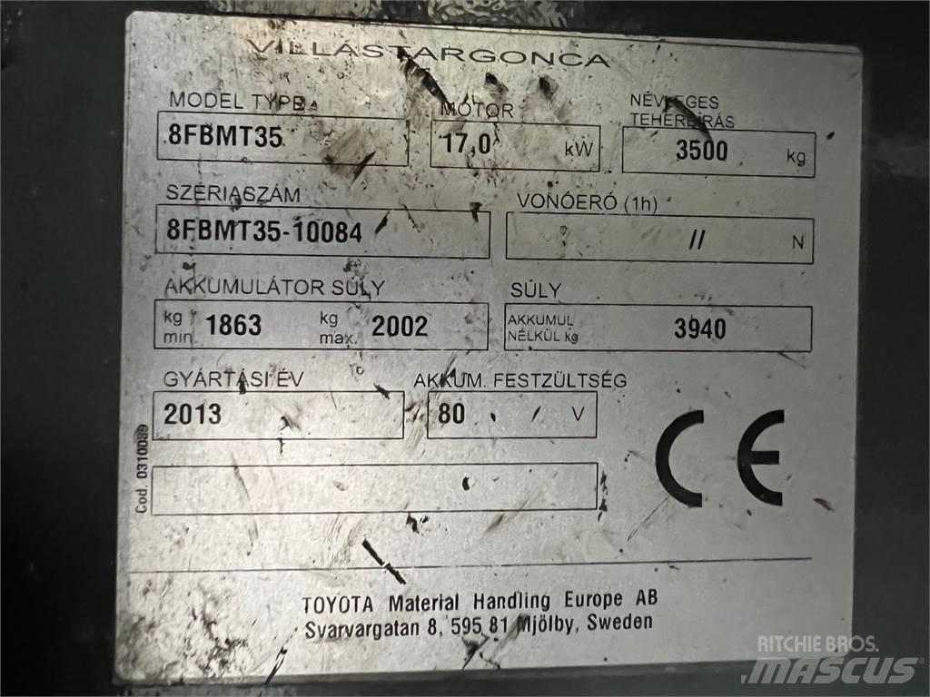 Toyota 8FBMT35 Chariots élévateurs électriques