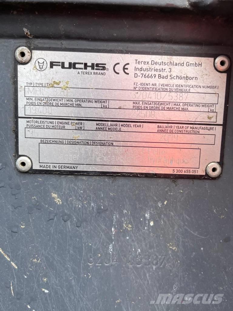 Terex Fuchs MHL320 Manutention - Autres