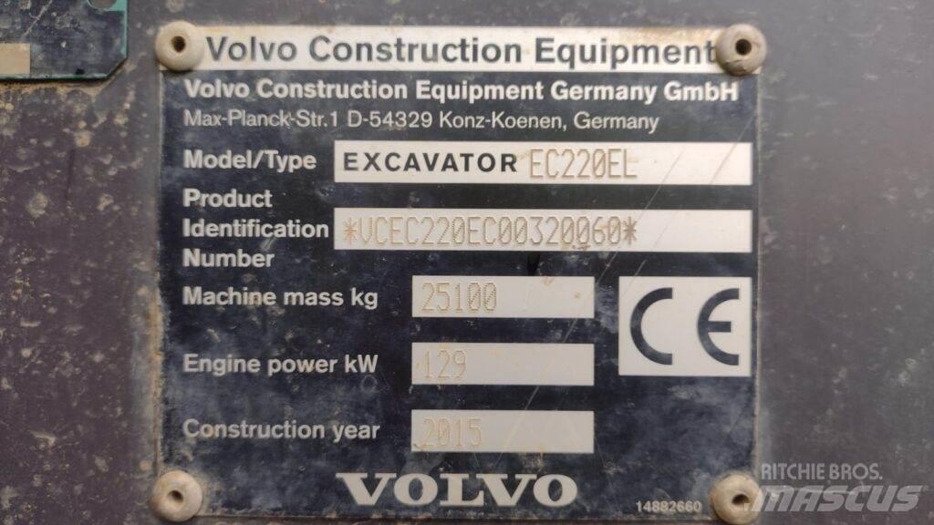 Volvo EC220EL Pelle sur chenilles