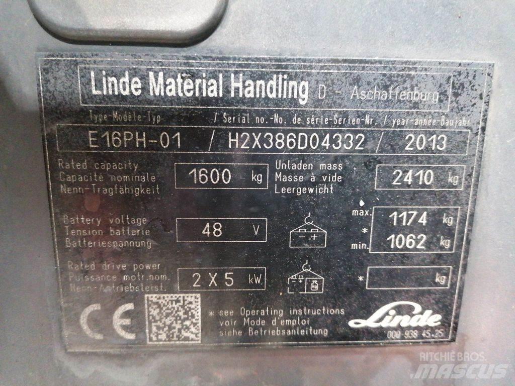 Linde E16PH-01 Chariots élévateurs électriques