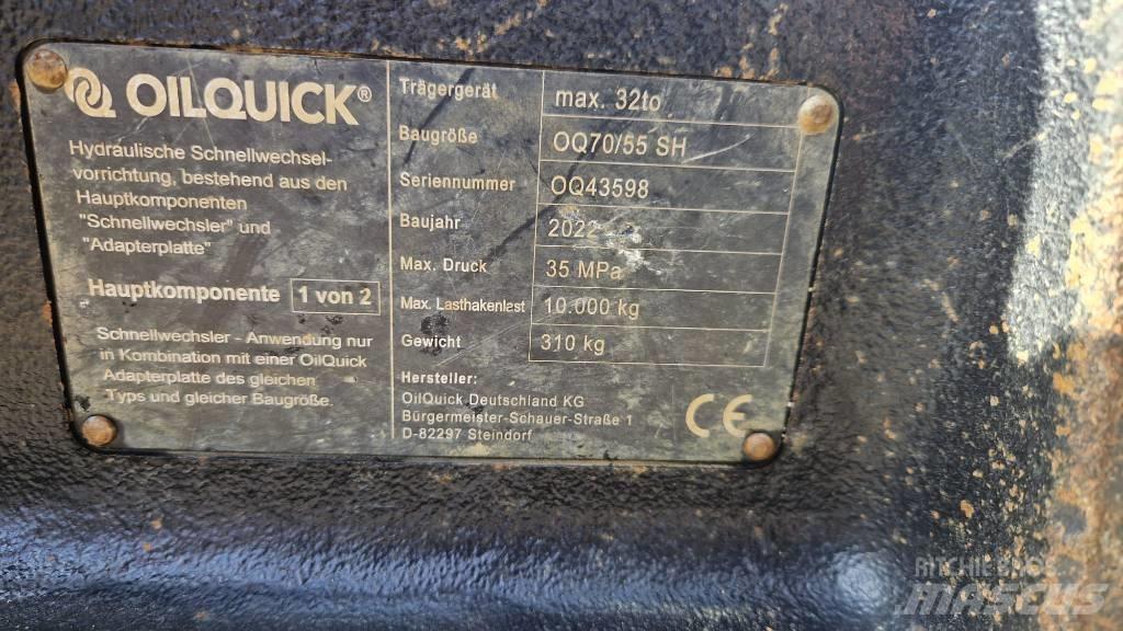 OilQuick OQ70/55 Attache rapide pour godet